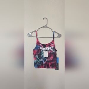 Forever 21 Tie-Dye “Baddie” Crop Y2K Festival Tank Top  New Size Large